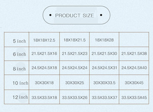 Imee bướm sang trọng ưa thích tùy chỉnh sinh nhật ủng hộ đám cưới hình lục giác 6 8 10 12 inch trong suốt rõ ràng gấp hộp bánh - Product Image 6