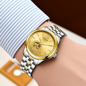 Reloj de Hombre Personalizado de Lujo, de Acero Inoxidable, con Movimiento Mecánico Automático Miyota, Resistente al Agua, Cronógrafo, Esfera con Agujas, Correa de 20 mm - Product Image 3