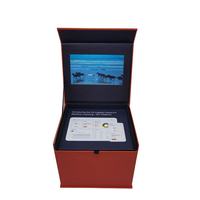 Carte vidéo sur mesure Sexy 7 pouces couverture rigide numérique Lcd Hd écran vidéo brochure boîte pour publicité entreprise
