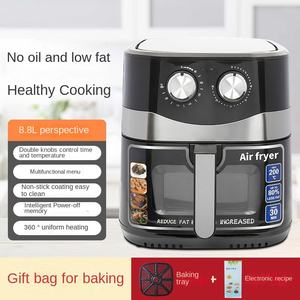 Friteuse à air sans huile en acier inoxydable à piles 10.1-20L à usage domestique de grande capacité contrôlée par application - Product Image 3