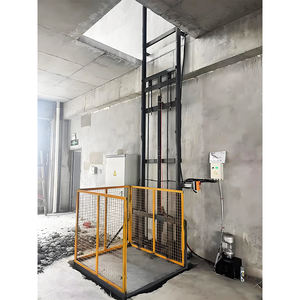 Lift Barang Vertikal Hidrolik 2000 kg Lift Kargo Hidrolik Dipasang di Dinding Lift Kargo Kecil - Product Image 4