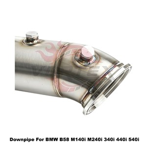 Tubería de escape de alto flujo de acero inoxidable Vortex Performance para BMW B58 M140i M240i 340i 440i 540i 2016-2019 Tuning - Product Image 5