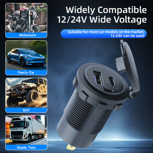 Nouveau design Chargeur rapide PD3.0 <span class=keywords><strong>pour</strong></span> <span class=keywords><strong>voiture</strong></span> DC 12V-24V PD 65W <span class=keywords><strong>Prise</strong></span> de chargeur USB <span class=keywords><strong>pour</strong></span> <span class=keywords><strong>voiture</strong></span>, bateau, camping-car, marine - Product Image 5