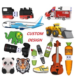 Cá nhân hoá tùy chỉnh thiết kế của bạn 3D hình dạng Logo PVC phim hoạt hình 16GB 32GB 64GB USB <span class=keywords><strong>Memory</strong></span> Stick USB <span class=keywords><strong>Flash</strong></span> Drive - Product Image 6