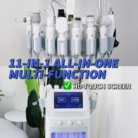Appareil de beauté professionnel 12 en 1 intégré Aqua Peel et Jet Peel à oxygène haute pression