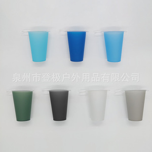 ขวดน้ำแบบนิ่มพับได้ TPU 200 มล. เป็นมิตรกับสิ่งแวดล้อม กีฬากลางแจ้ง แคมป์ปิ้ง เดินป่า พกพาสะดวก สำหรับผู้ใหญ่ เด็ก ผู้สูงอายุ - Product Image 1