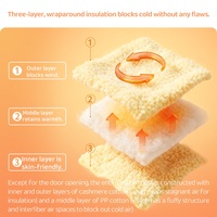 Yee Hamster Sushi coton nid chaud hiver dormir nid sucre planeur hiver abri ours doré hiver produits spéciaux