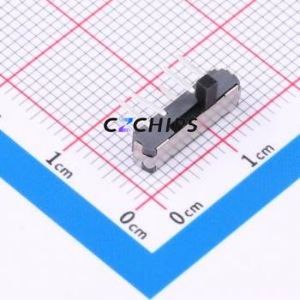 MSK-23D18G3 051 Slide Switch DIP Switch Double Pole Three Throw Rectangle Pin Header PC Pin Right Angle Insert - Product Image 1