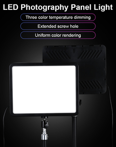 Lumières LED pour la gym, éclairage LED pour selfie, lampe de lecture LED, panneau plat avec trépied, écran LED flexible pour équipement photographique <span class=keywords><strong>TikTok</strong></span> - Product Image 3