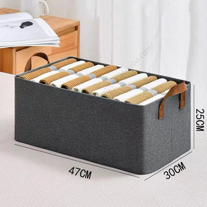 Organiseurs de tiroirs en tissu pour vêtements et sous-vêtements avec poignée, vente en gros - Product Image 4