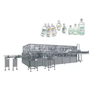 High Standard IV Fluids Intravenous Solution Filling Sealing and Packing Production Line Plant Turnkey Project