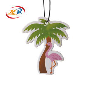 Profumatore per Auto in Carta Personalizzato a Forma di Albero, Nuovo Aroma di Auto Nuova, in Cotone - Product Image 2