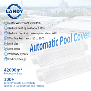 Couverture de <span class=keywords><strong>piscine</strong></span> rigide automatique antidérapante et imperméable pour piscines enterrées - Product Image 2