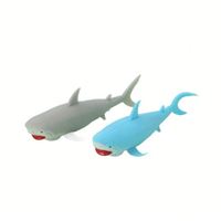Produit phare : Jouet anti-stress à presser en forme de grand requin, figurine créative à récupération lente, décoration et accessoire de bureau, vente en gros