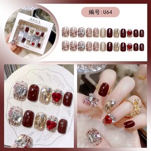 Faux ongles artificiels de haute qualité en gel souple, faits à la main, en gros, sur mesure, à presser - Product Image 2