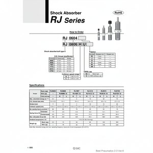 SMC Pneumatics Amortiguador RJ1412H Piezas neumáticas - Product Image 1