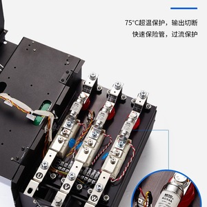 PAN-GLOBE SCR เครื่องควบคุมกำลังไฟฟ้า E-3P-380V80A-11 380V ช่องจ่ายไฟเดี่ยว ระบายความร้อนด้วยอากาศ สำหรับใช้งานในอุตสาหกรรม - Product Image 5