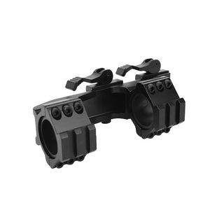 Soporte de Tubo Óptico de Aluminio Ligero de Una Pieza, Base de 20 mm, Adaptador de Luz de Punto Rojo para Exteriores, Equipo Negro Mate - Product Image 5