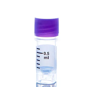 Equipo de laboratorio, 0,5 ml, rotación externa estéril, criotubo, vial