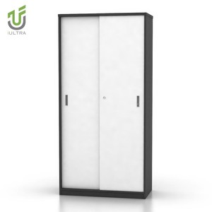 Gabinete de oficina moderno IULTRA Credenza de almacenamiento largo con dos puertas movibles y bloqueables para uso escolar para debajo de la <span class=keywords><strong>ventana</strong></span> o la TV - Product Image 1