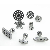 8 pièces languettes de colle en alliage d'aluminium pour outils de réparation de bosses de voiture outils de réparation de bosses de haute qualité outils PDR