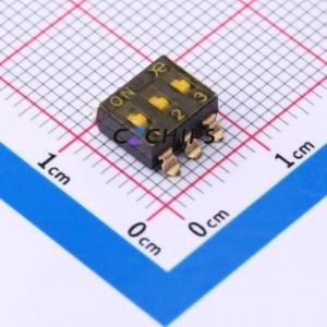 DSIC03TSGER DIP Switch Switch ( Number of Switch Sections: 3 )( Lead Spacing: 2.54mm ) - Product Image 1