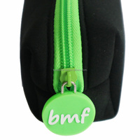 Sac à crayons en néoprène imperméable et durable étui de papeterie personnalisé en caoutchouc PVC avec logo et fermeture à glissière