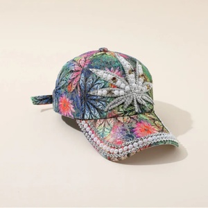 Gorra de Béisbol Deportiva Impermeable con Diamantes de Imitación DOT para Hombre y Mujer, Gorro Casual de Invierno con Estampado Colorido de Diamantes de Imitación para Exteriores - Product Image 4