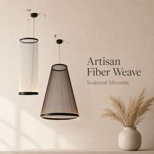 Magnifique Lustre LED Plissé en Forme de Cylindre et de Cône, Blanc Cassé, Menthe, Lumière Chaude, Anneau en Fer Noir, Œuvre d'Art Noble et Imposante - Product Image 4