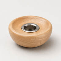 Couvercle de diffuseur d'aromathérapie en bois massif personnalisé, bouchon en bois pour bouteille d'huile parfumée personnalisée, accessoires écologiques pour la fragrance d'intérieur