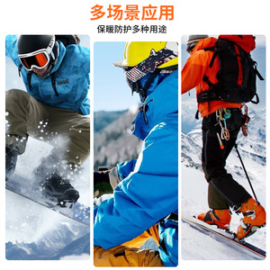 Fleece Cycling Face Mask And Hat Set Warm For Winter Sports Outdoor Mountaineering Skiing Adult Solid Color Neck Warmer - Product Image 3