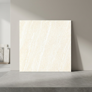 Carreaux de sol et d'extérieur en porcelaine Soon Ceramic Estrella Crema 1000x1000mm, surface brillante, antidérapants, design traditionnel - Product Image 3