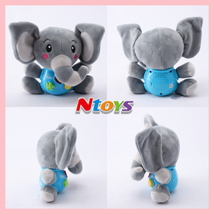 Dễ thương mềm sang trọng an ủi Voi đồ chơi với ánh sáng nhẹ nhàng và âm nhạc cho bé chập chững ngủ nhẹ nhàng - Product Image 5