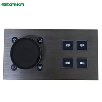 Système d'automatisation de la maison intelligente SEXANKA Factory KNX EIB, bouton poussoir en aluminium, contrôleur de température, interrupteurs muraux avec WIFI