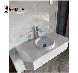 Piedra Natural de Rosa Blanca pulida, mármol de ónix Rosa Blanco para pared de fondo Walland, paneles de pared de ónix translúcidos retroiluminados - Product Image 6