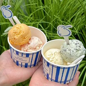 Emballage écologique, gobelet à crème glacée personnalisé avec logo - Product Image 1