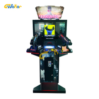 Machine de jeu d'arcade à monnayeur pour 2 joueurs : Terminator Salvation Shooting Game