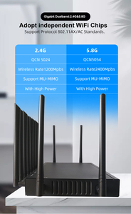 5g wifi6 không dây Gigabit 802.11ax Wifi <span class=keywords><strong>Router</strong></span> với khe cắm thẻ Sim Bộ định tuyến công nghiệp 5g ipq8072a Chipset băng tần kép 3600Mpbs 4G - Product Image 3