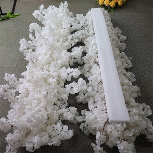 Décoration d'arche de mariage de haute qualité en gros, simulation de fleurs de <span class=keywords><strong>cerisier</strong></span> blanches, fleurs artificielles de <span class=keywords><strong>cerisier</strong></span> pour table - Product Image 4