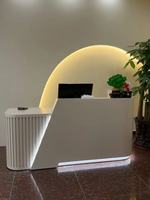 Comptoir de caisse personnalisé pour boutique, comptoir de caisse pour magasin de détail, table de caisse pour boutique