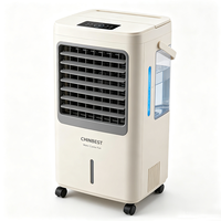 Ventilateur rafraîchisseur d'air, ventilateur de climatisation domestique, télécommande intelligente, ventilateur électrique silencieux et lumineux, petit ventilateur de refroidissement portable