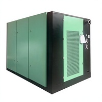 Compresseur d'air à vis rotatif de type armoire, refroidi par air, lubrifié industriellement, 132 kW, 175 CV, 23 m/min