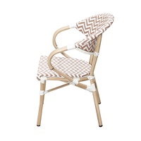 Blanc Brun Meilleur Patio Osier Bar Salle À Manger Fauteuils Meubles Jardin Extérieur Bistro Rotin Aluminium Chaises