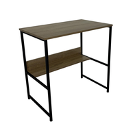 Bureau d'ordinateur convertible au design moderne, simple et confortable, en panneau MDF pour usage domestique BS-241