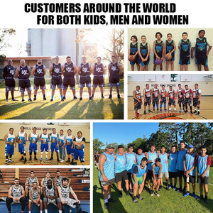 تصميم زي كرة السلة المخصص للنادي بتقنية الطباعة بالتسامي - Product Image 5