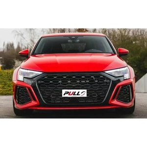Pare-chocs de voiture automatique pour Audi A3 <span class=keywords><strong>2021</strong></span> modifié en <span class=keywords><strong>RS3</strong></span> avec assemblage de pare-chocs avant, calandre, diffuseur arrière, tuyaux de queue - Product Image 3