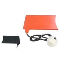 Plaque chauffante vulcanisante pour réparation de pneus de voiture, en silicone, étanche et à chauffage rapide, alimentée par prise électrique