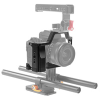FEICHAO Cage de stabilisation vidéo en alliage d'aluminium CNC de haute qualité pour appareils photo EOS M50/M5/M50 Mark II, étui de protection avec griffe porte-accessoire