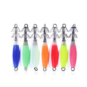 เหยื่อตกปลาหมึกสแตนเลสแบบร่ม พร้อมเบ็ดตกปลาทะเล สำหรับตกปลาทะเล - Product Image 2