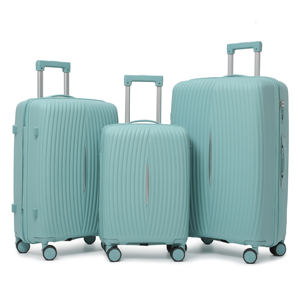 Large Luxury Modern 3pcs PP Luggage Suitcase <strong>Trolley</strong> Bags 20/24/28inch Casters Lock Drawbars ROHS Certified Travel - Product Image 4